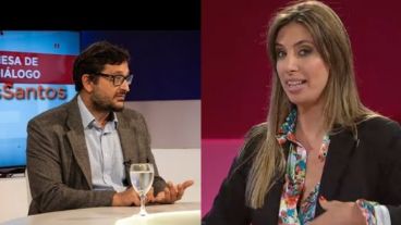 De los Santos y Geuna, dos periodistas destacados a nivel nacional.