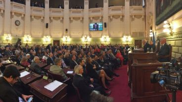 El mandatario inauguró el período de sesiones ordinarias de la Legislatura.