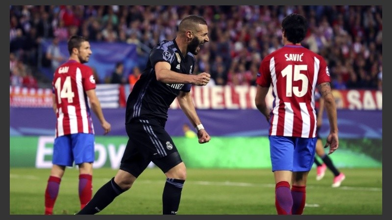 Benzema no marcó pero fue figura en el Vicente Calderón.