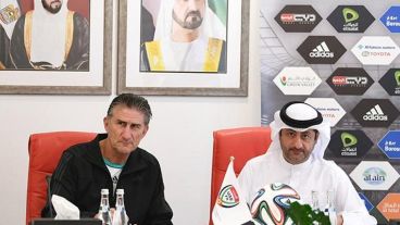 Bauza fue presentando en Emiratos.