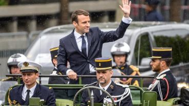 Macron venció a Marine Le Pen en el balotaje del domingo pasado.