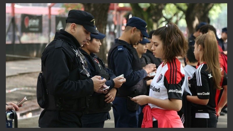 Amplio operativo de seguridad este domingo en el Parque. 