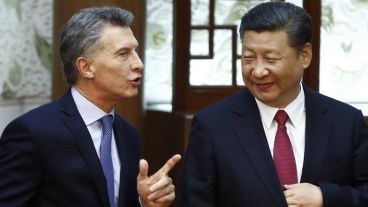 Macri con Xi Jinping.