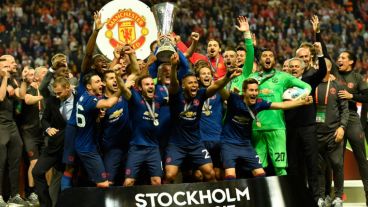 El equipo de Manchester celebró en una semana dura para esa ciudad.