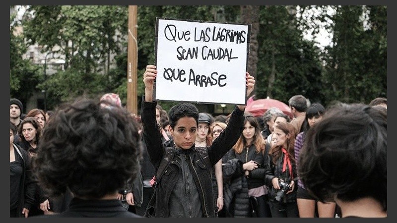 Una de las consignas de las marchas contra la violencia de género del 2016.