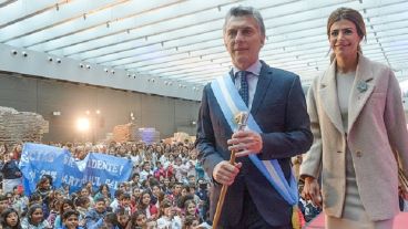 La presencia de Macri había sido puesta en duda por su descompensaación en Ecuador.