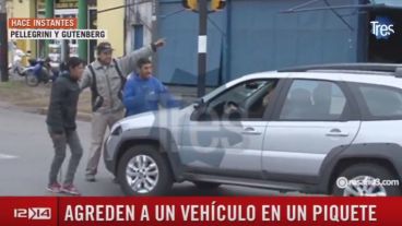 El incidente se produjo en Pellegrini y Gutenberg, zona oeste.