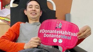 Para poder donar tenés que llevar DNI.