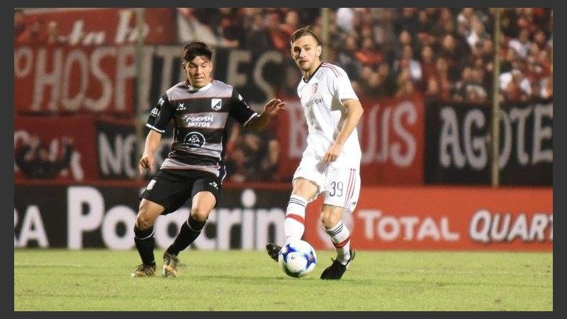 Elías marcó su primer gol ante Central Norte.