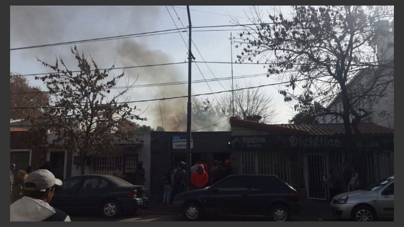 Velez Sarsfield al 400, lugar donde se produjo el incendio fatal.