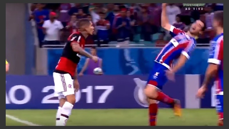 La ridícula imagen en el fútbol brasileño. 