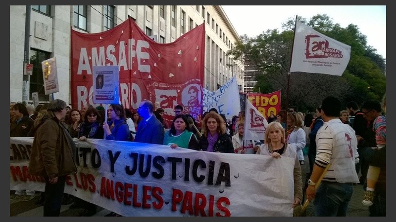 La marcha partió de Tribunales.