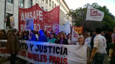 La marcha partió de Tribunales.