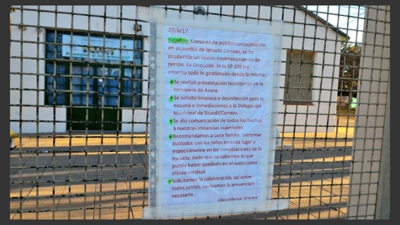 Alarma en Ignacio Correas por los animales envenenados. 