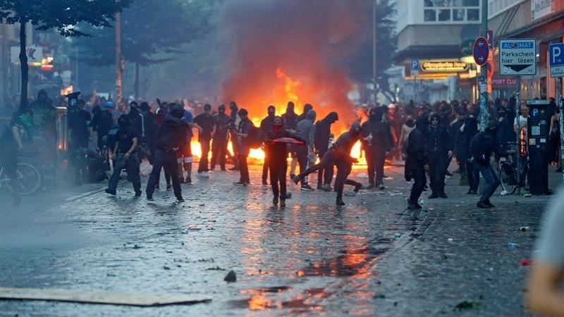 Segundo día consecutivo con incidentes en la cumbre del G20 en Hamburgo.