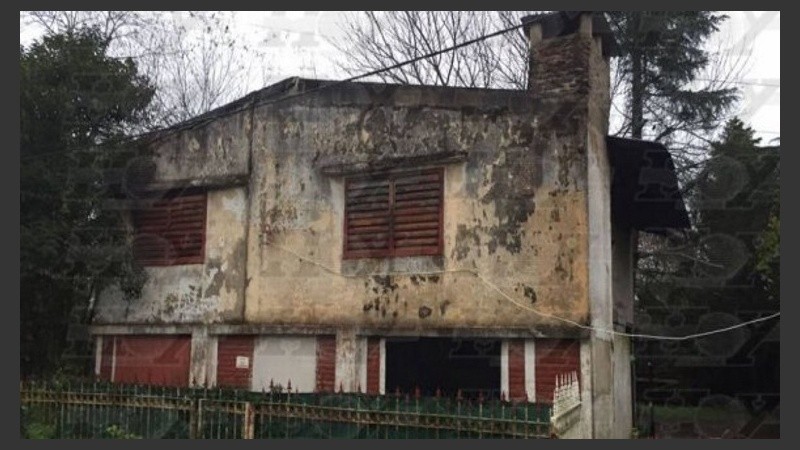 La casa donde vivía la estudiante de medicina.