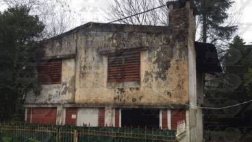 La casa donde vivía la estudiante de medicina.