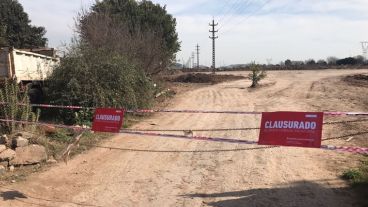 El terreno fue clausurado en la zona sudoeste.