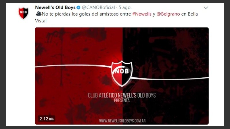 Goles en diferido y en cuentas de Twitter como las de Newell's y Central.