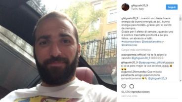 El Pipa se animó a cantar y lo compartió en Instagram.