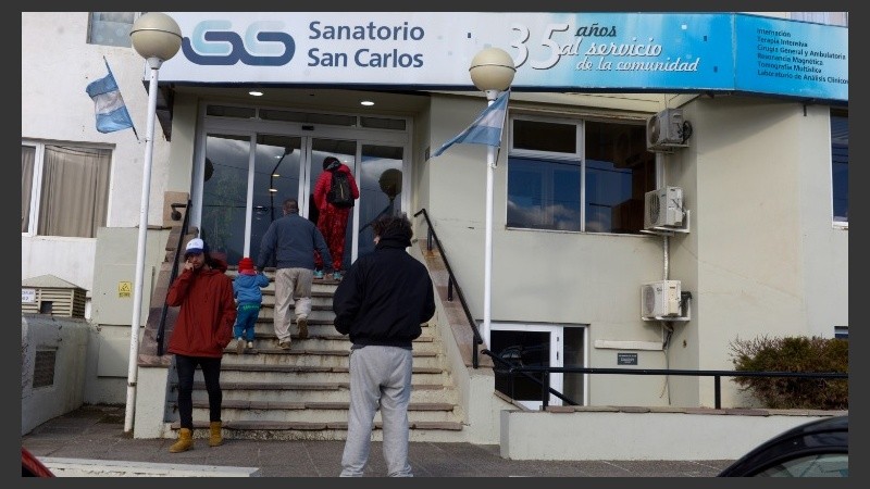 Mauro permanece en el sanatorio San Carlos de Bariloche.