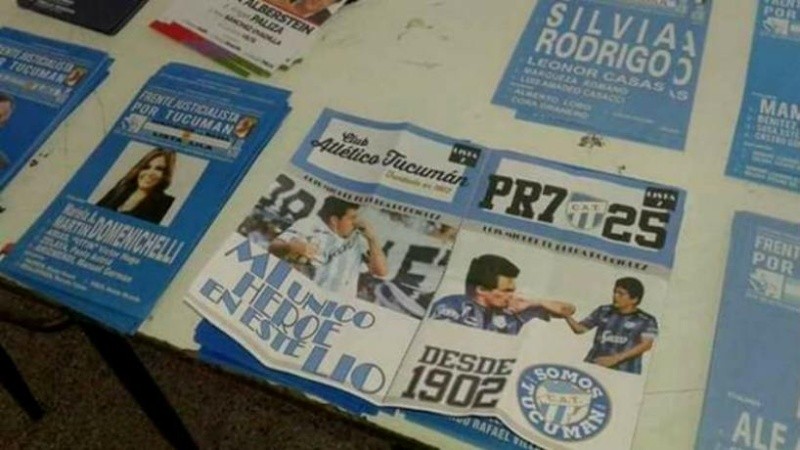 Los fanáticos de Atlético Tucumán crearon una boleta de la Pulga Rodríguez.