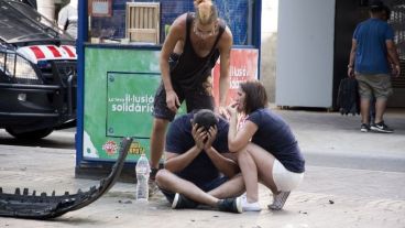 Los heridos fueron atendidos en La Rambla.