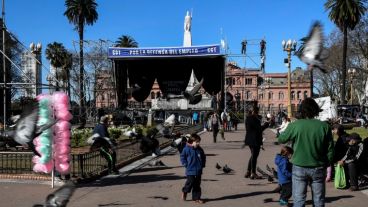 La CGT marchará este martes a plaza de Mayo.