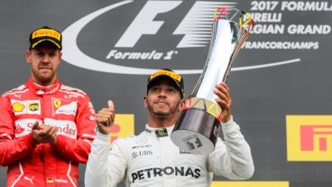 En Bélgica, Hamilton festejó este domingo su quinto triunfo del año.