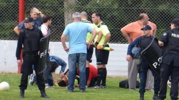 Pereyra perdió el conocimiento tras sufrir los golpes de puño.