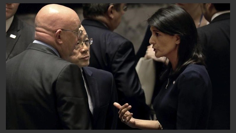 La embajadora de EE.UU. ante Naciones Unidas, Nikki Haley.