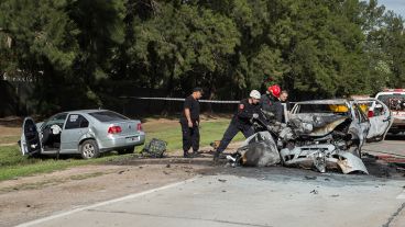 Jorge Newbery al 8900, el lugar del accidente.