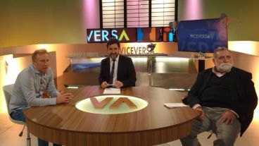 Sensini, Caferra y Sialle debatieron en el programa Viceversa.