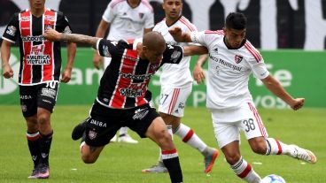 Rivero, de lo más destacado de Newell's este domingo.