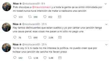 "No me interesa la política", aseguró el joven.