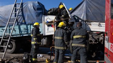 El choque ocurrió a al altura de Fighiera.