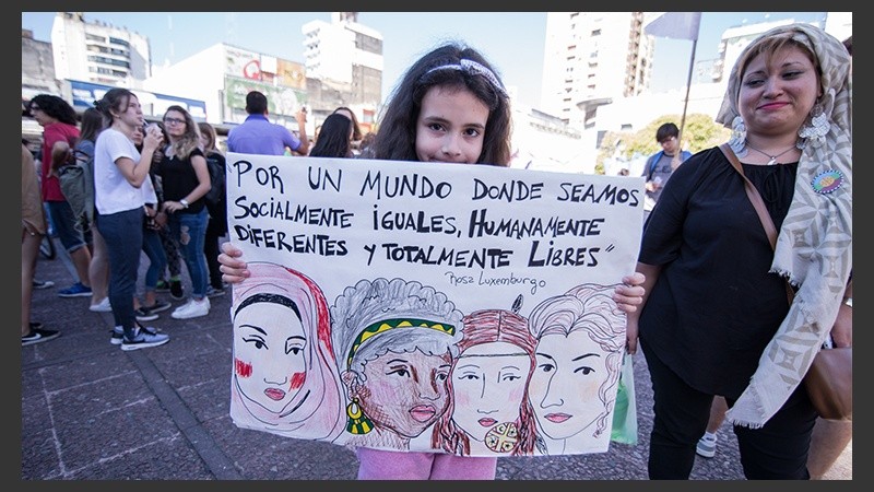 La marcha partió desde plaza Montenegro.