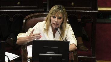 La senadora del Frente para la Victoria-PJ.