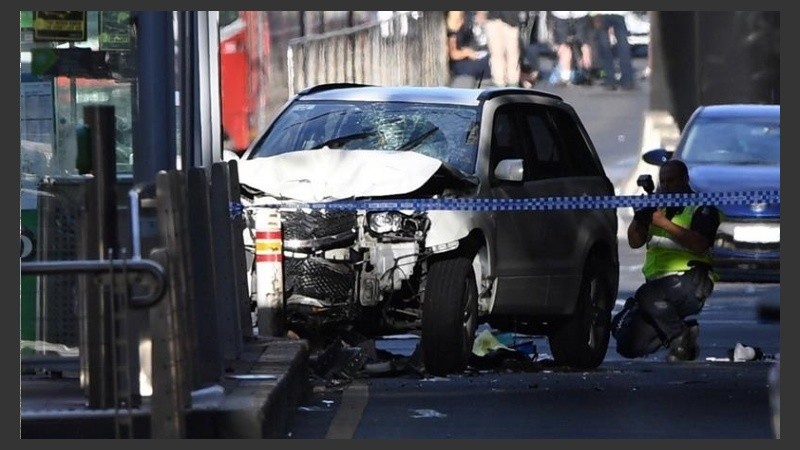 El hecho ocurrió en una calle comercial de Melbourne.