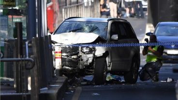 El hecho ocurrió en una calle comercial de Melbourne.