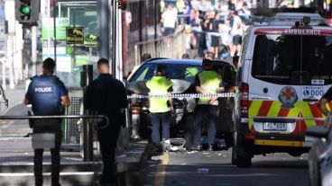 El hecho ocurrió en una calle comercial de Melbourne.