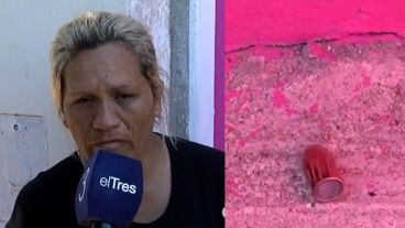 Los impactos de bala quedaron reflejados en la casa de la víctima.