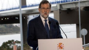 El presidente del Gobierno en su último acto público en 2017.