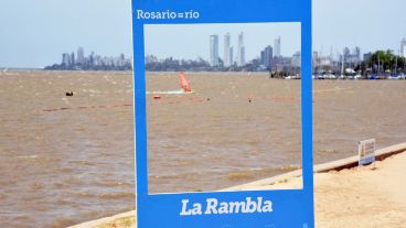 Uno de los portales al río en la zona norte.