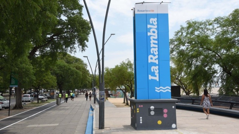 La nueva Rambla en la costanera.