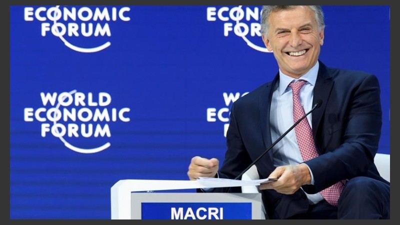 Macri habló en el Foro Económico Mundial.