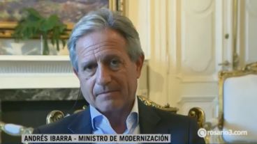 El ministro de Modernización, Andrés Ibarra.