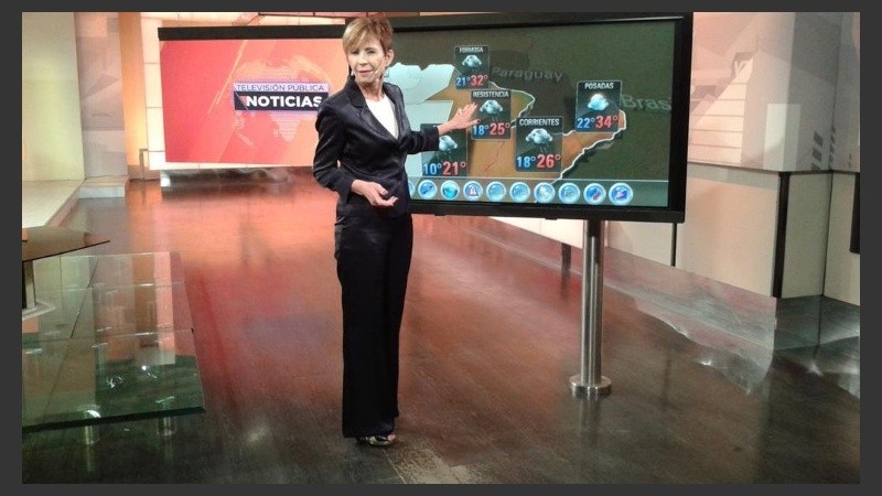 Nadia no dará más el pronóstico en la TV Pública.