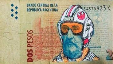 Personajes de series y películas, músicos y otras sorpresas decoraron el billete.Personajes de series y películas, músicos y otras sorpresas decoraron el billete.