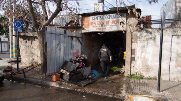 El centro comunitario “Reflexión de vida" se vio afectado por el incendio.